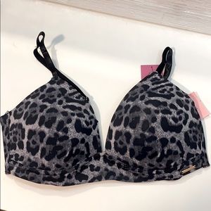 ✨NEW✨ Vince Camuto Grey Cheetah 36C Bra